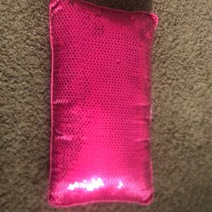 Pink sparkle pillow